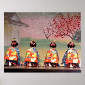 Geisha Row Poster
