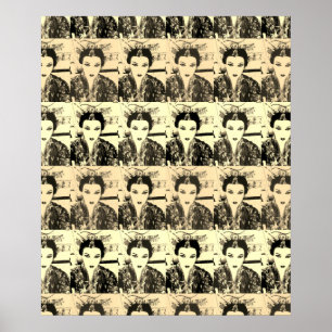 Geisha Selfie Cool Wall Pop Art Poster