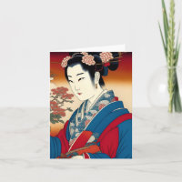Geisha Study D in Japanese Style