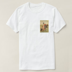 Geisha taking a ride on her pet koi fishT-Shirt T-Shirt
