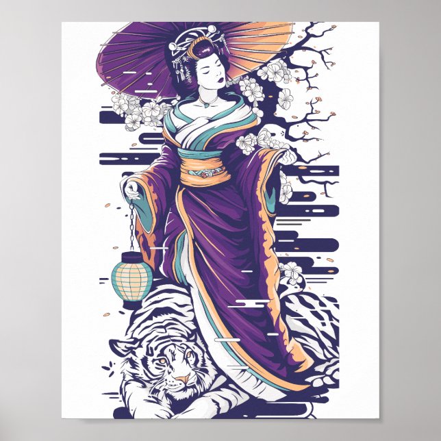 Geisha tiger shogun’s Geisha 86014 Poster (Front)