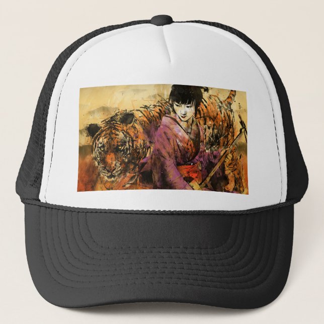 Geisha Trucker Hat (Front)