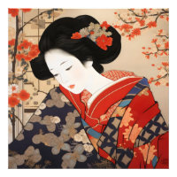 Geisha Ukiyo-e Japanese Art