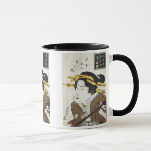 Geisha with Samisan, Eisen, 1826 Mugs & Steins