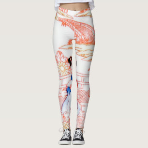 Geishas in garden leggings