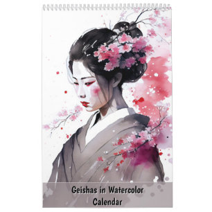 Geishas in Watercolor – Calendar