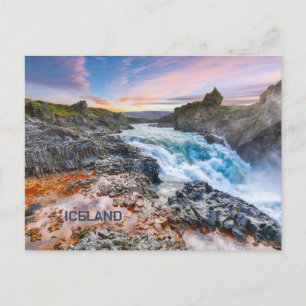 Geitafoss Waterfalls, Iceland Postcard
