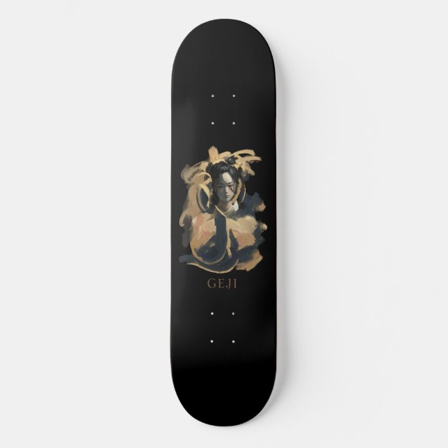 Geji Portrait Skateboard (Front)