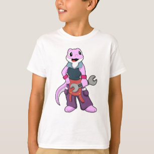 Geko as Mechanic with Wrench T-Shirt