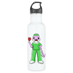 Geko as Nurse with Heart 710 Ml Water Bottle
