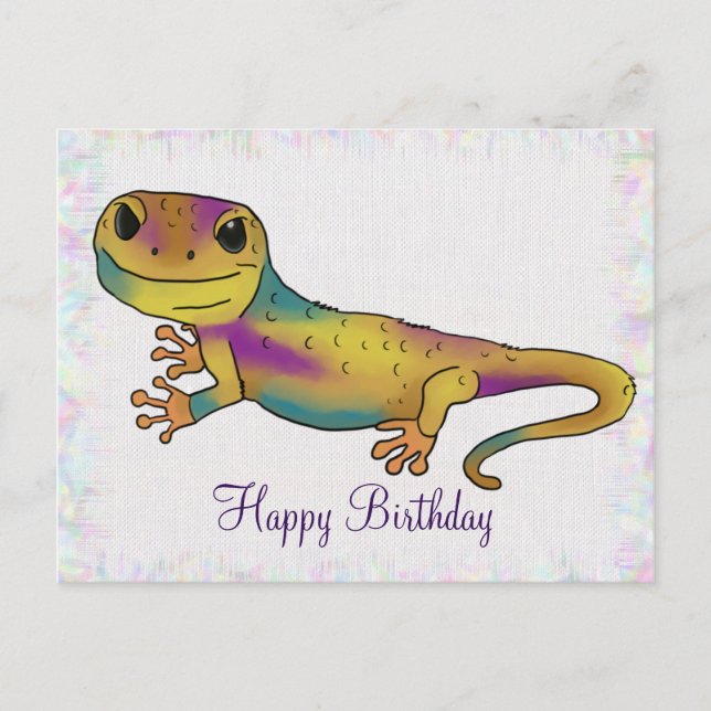 Geko  postcard (Front)