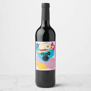 Gel Mousepad Wine Label