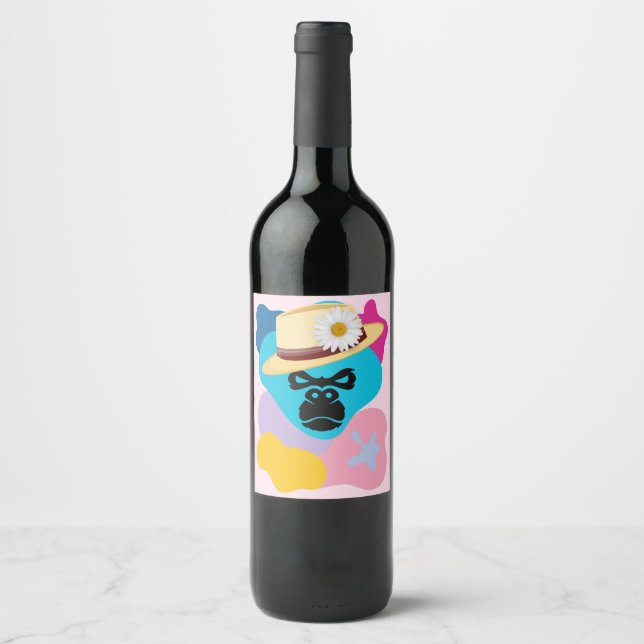 Gel Mousepad Wine Label (Front)