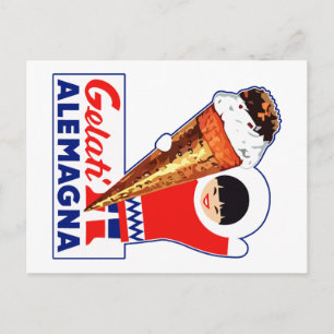GELATI ALEMAGNA POSTCARD