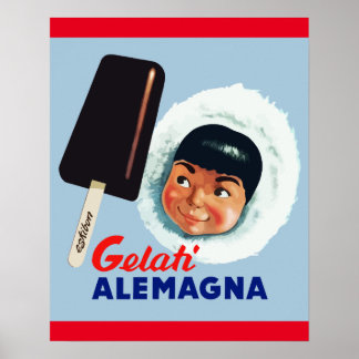 GELATI ALEMAGNA POSTER
