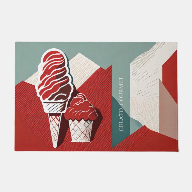 Gelato Gourmet Doormat (Front)