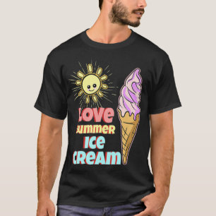 Gelato Ice Cream Party Squad Funny Love Summer Ice T-Shirt