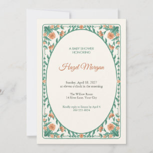 Gelato Ovale Baby Shower Invitation