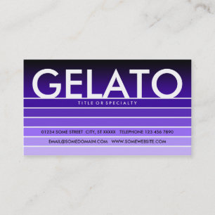 GELATO purple swatch Business Card