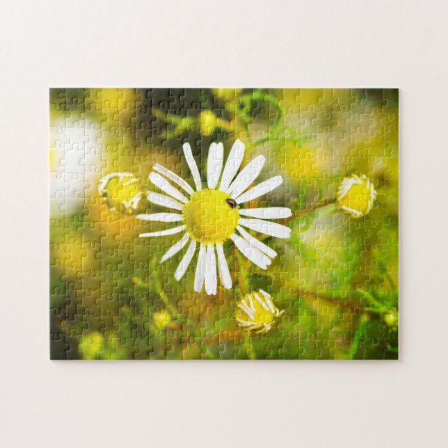 Gelber Blütentraum Jigsaw Puzzle (Horizontal)