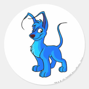 Gelert Blue Classic Round Sticker