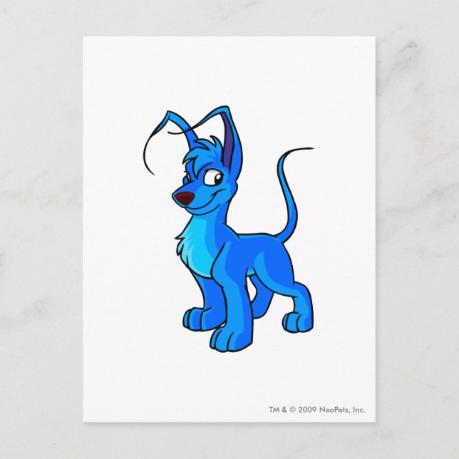 Gelert Blue Postcard (Front)