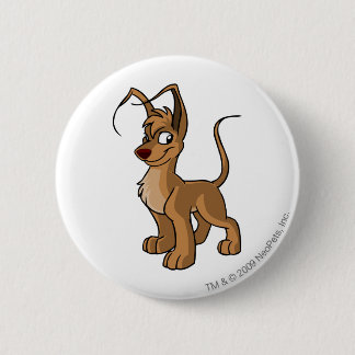 Gelert Brown 6 Cm Round Badge