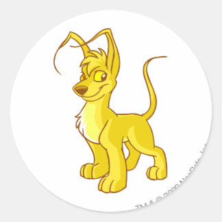 Gelert Gold Classic Round Sticker