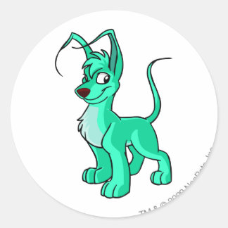 Gelert Green Classic Round Sticker