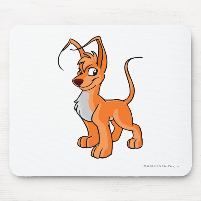 Gelert Orange Mouse Mat (Front)