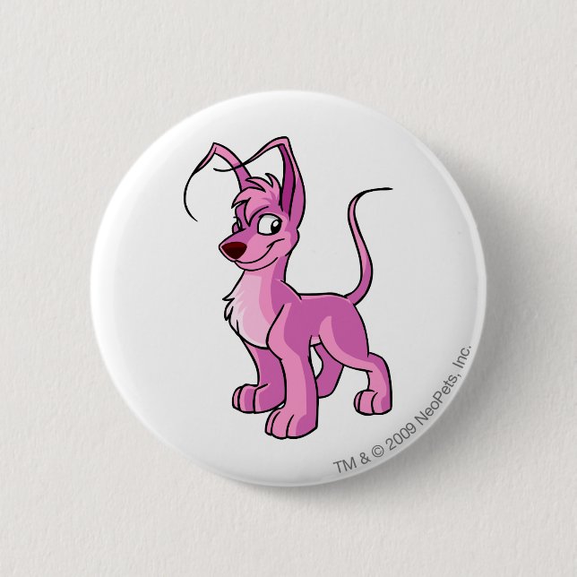 Gelert Pink 6 Cm Round Badge (Front)