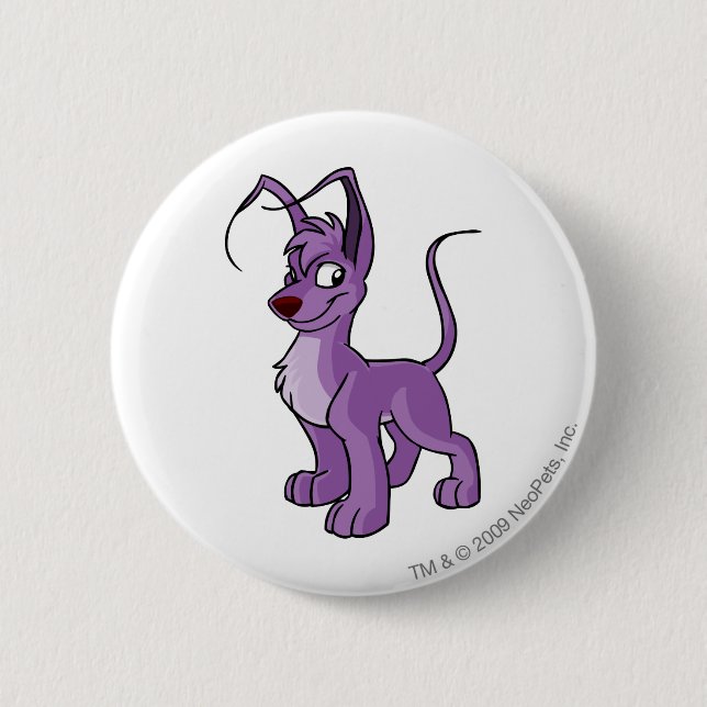 Gelert Purple 6 Cm Round Badge (Front)