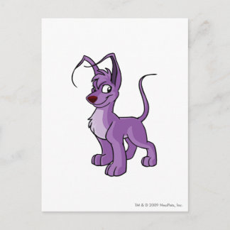 Gelert Purple Postcard