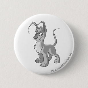 Gelert Silver 6 Cm Round Badge