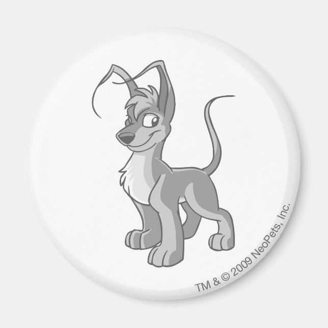 Gelert Silver Magnet (Front)