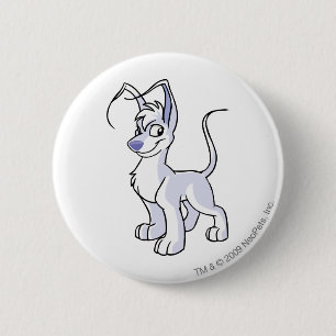 Gelert White 6 Cm Round Badge