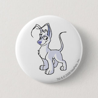 Gelert White 6 Cm Round Badge