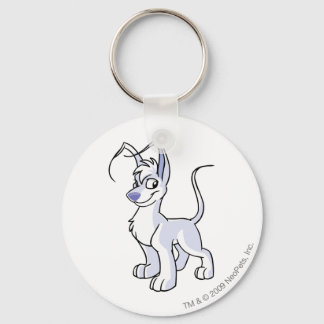 Gelert White Key Ring