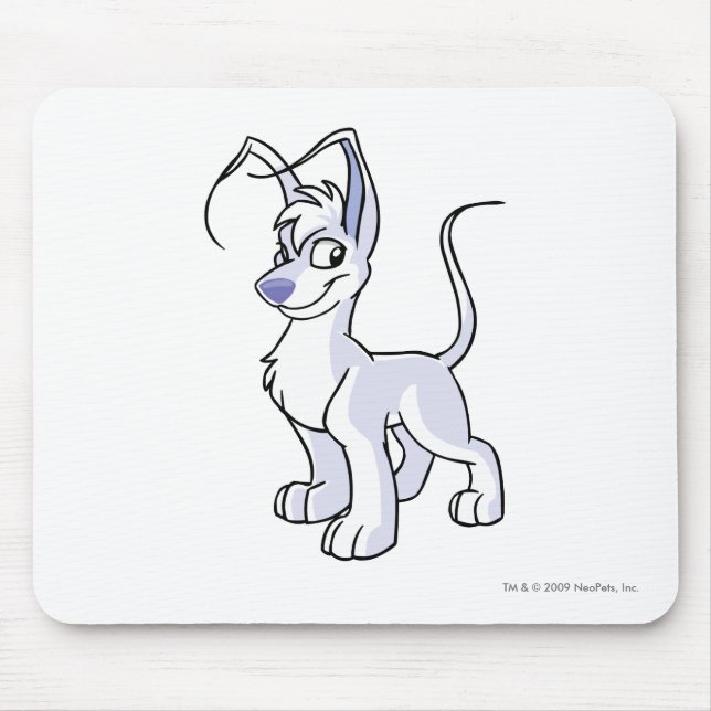 Gelert White Mouse Mat (Front)
