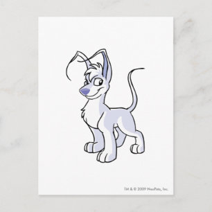 Gelert White Postcard