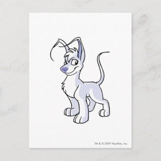 Gelert White Postcard