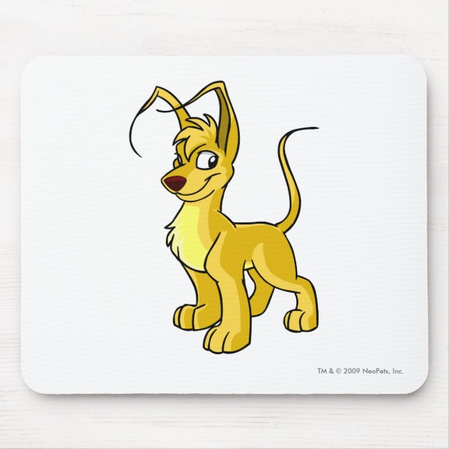 Gelert Yellow Mouse Mat (Front)
