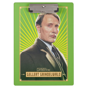 Gellert Grindelwald Character Graphic Clipboard