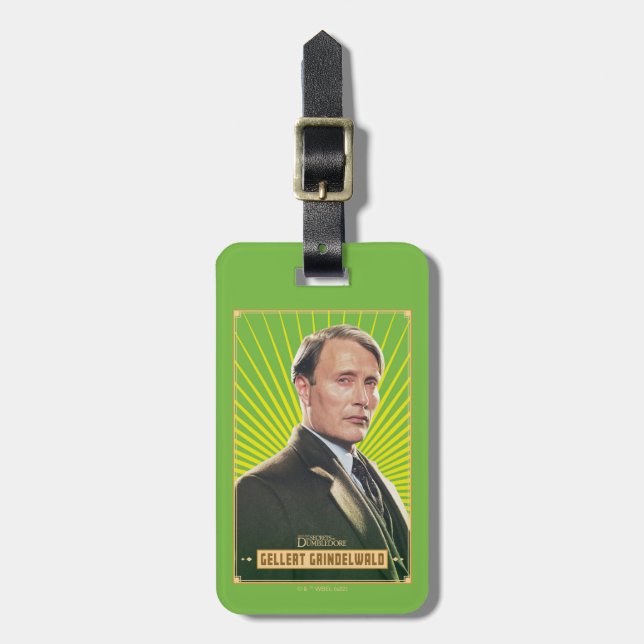 Gellert Grindelwald Character Graphic Luggage Tag (Front Vertical)