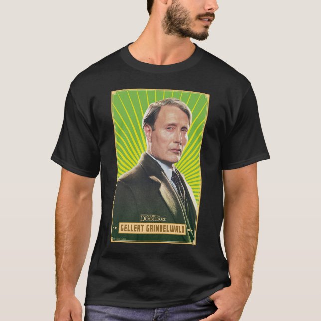 Gellert Grindelwald Character Graphic T-Shirt (Front)