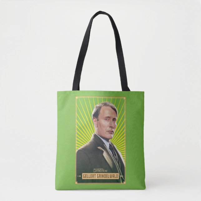 Gellert Grindelwald Character Graphic Tote Bag (Front)