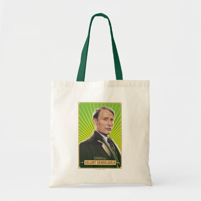 Gellert Grindelwald Character Graphic Tote Bag (Front)