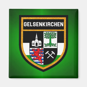 Gelsenkirchen Flag Magnet