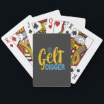 Gelt Digger Funny Hanukkah Gelt Coin Jewish Gift  Playing Cards<br><div class="desc">funny, hanukkah, jewish, jew, holiday, dreidel, menorah, birthday, gift, anniversary, </div>
