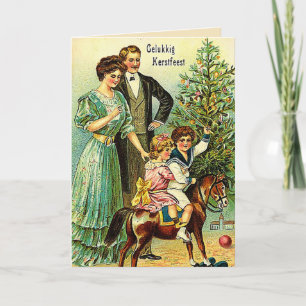 Gelukkig Kerstfeest - Vintage Christmas - Dutch Holiday Card